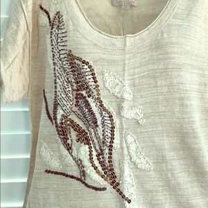 Banana Republic Heritage short sleeve sweater, M